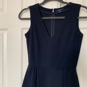 Madewell textured navy dress